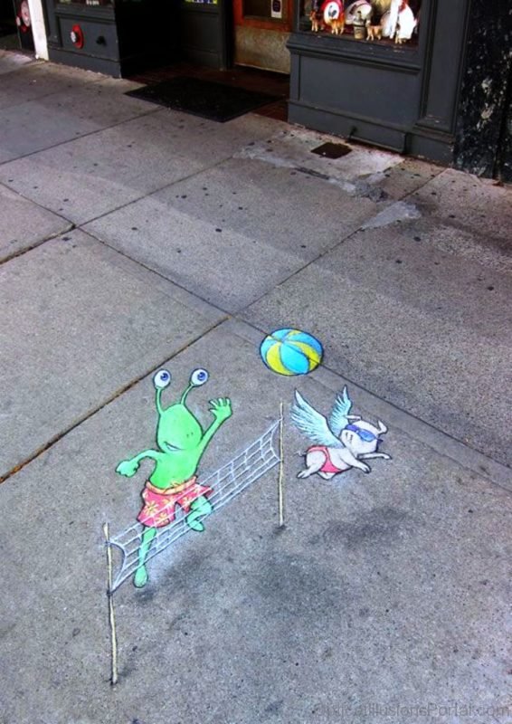 3D Art On Street