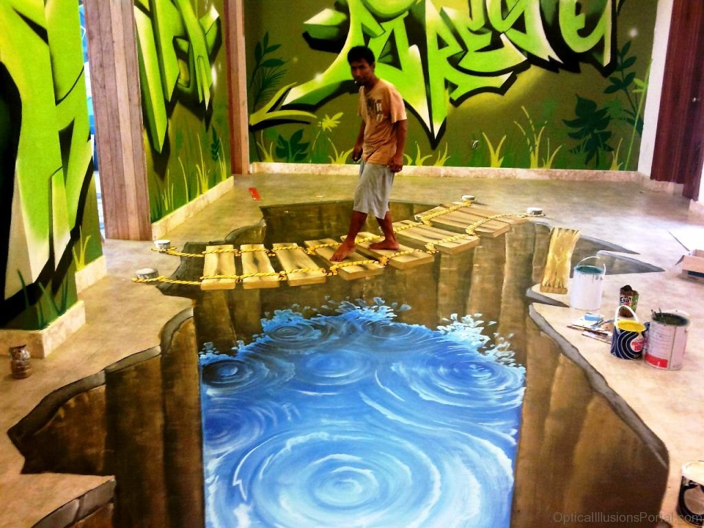 55 Wonderful Mural Illusions