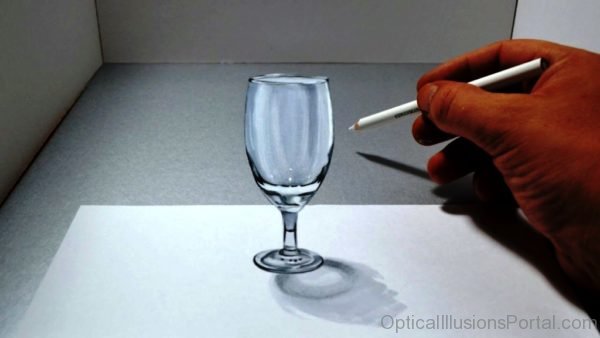 Amazing Anamorphic Optical Illusion