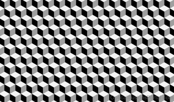 Ambiguous Cubes Illusion