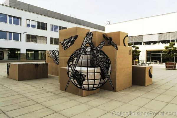 Anamorphic Illusions by Street Art