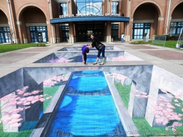 Art Street Painting Illusion