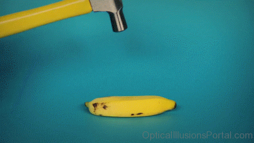 Banana Optical Illusion