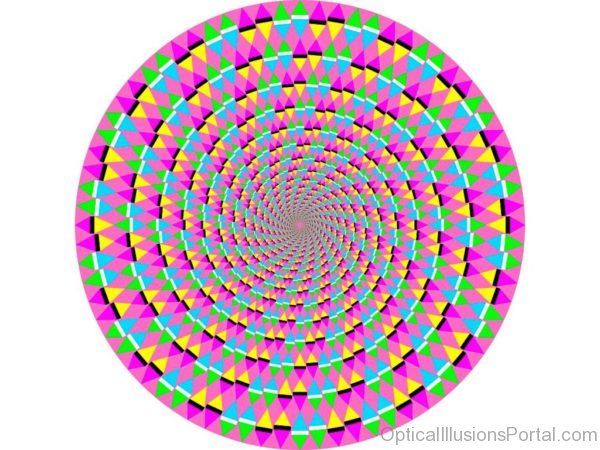 Big Circle Optical Illusion