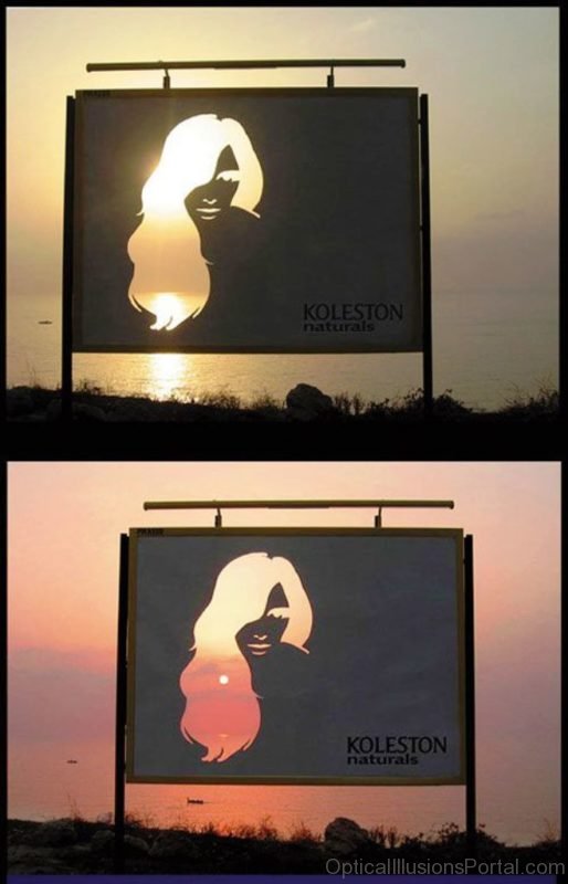 Billboard Optical Illusion