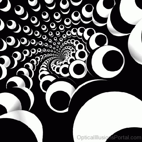 Black White Moving Illusion