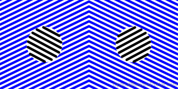 Blue Tilt Illusion