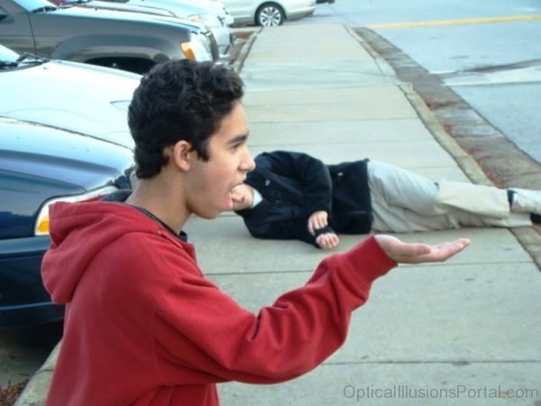 Boy Eating Someone