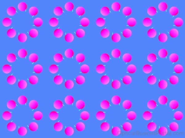 Cherries Rotating Illusion