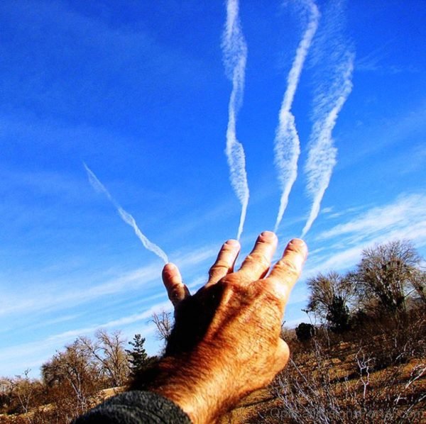 Cloud Forced Perspective Optical