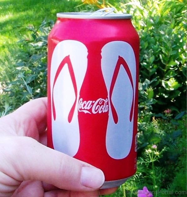 Coca Cola Optical Illusion Can