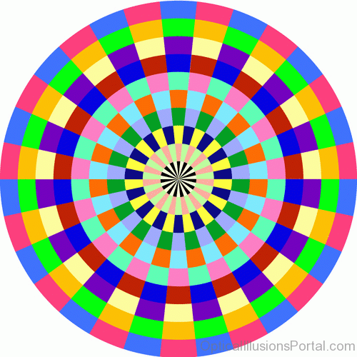 Colored Optical Illusion