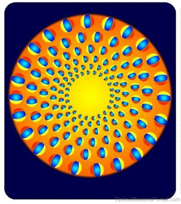 Coloured Balls – New Optical Illusion