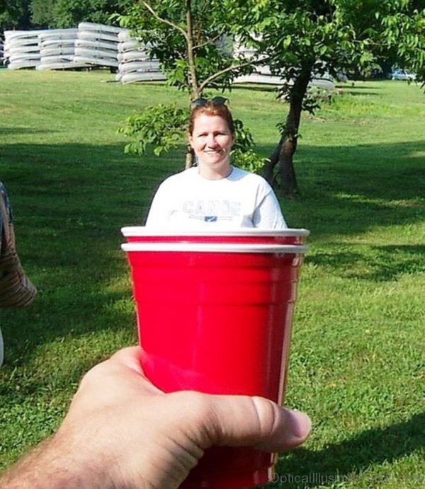 Cup Optical Illusion