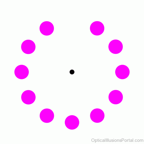 Disappearing Dots