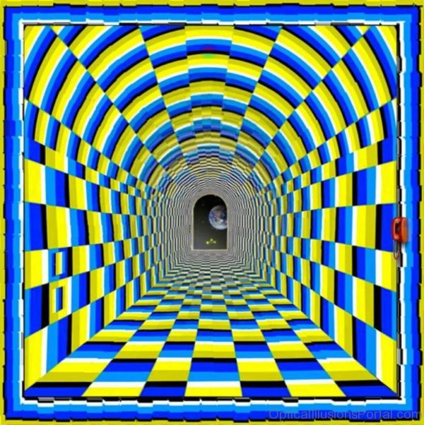 Door Optical Illusion