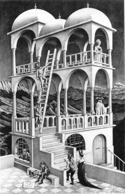 Escher Building Illusion