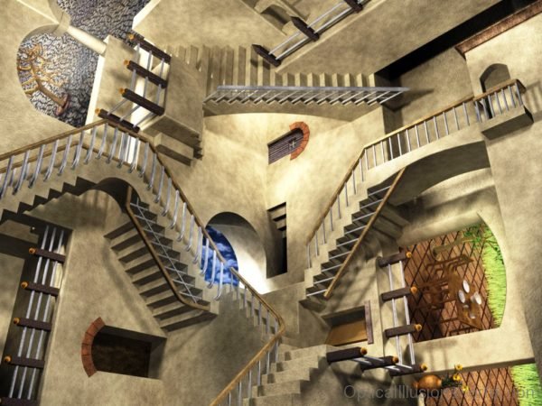 Escher Stairs Illusion