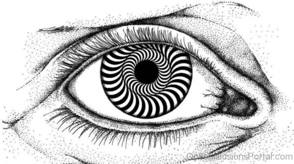 Eye In Motion Aftereffect Illusion