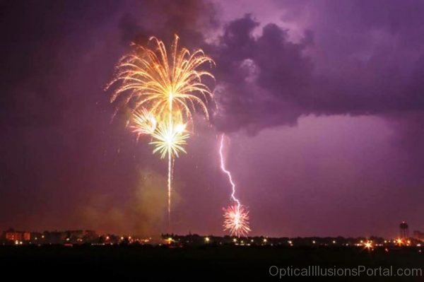 Fireworks Illusion Devil Lake