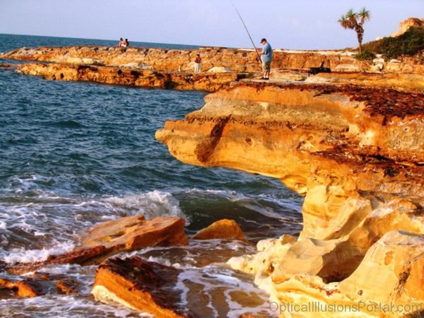 Fisherman and Ocean Hidden Image