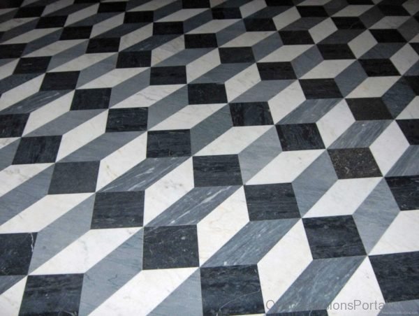 Floor Tiles Illusion