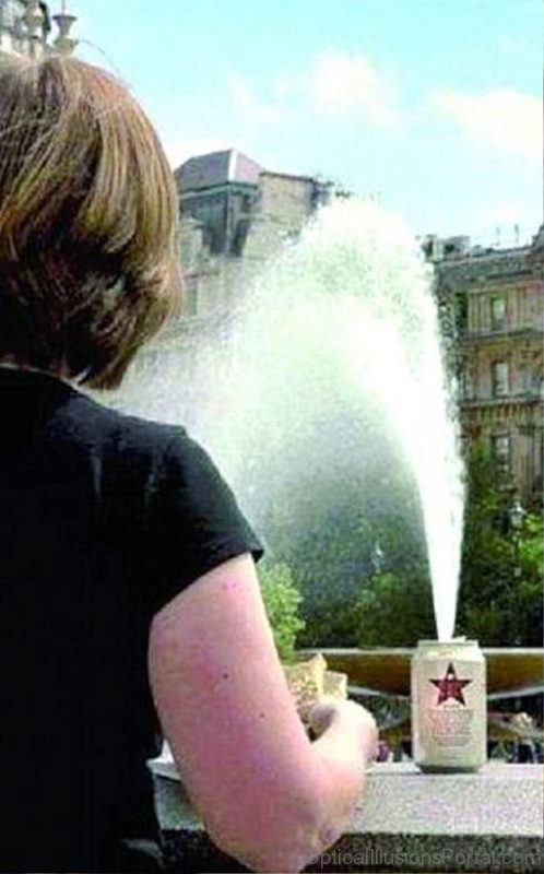 Fountain Optical Illusion