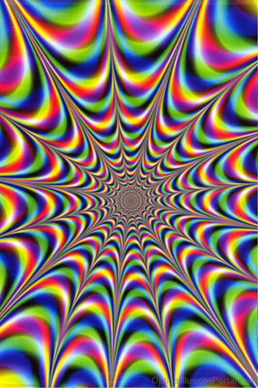 Fractal Optical Illusion