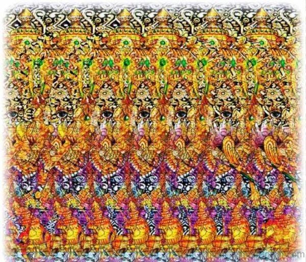 Ganesha Stereogram Fragment