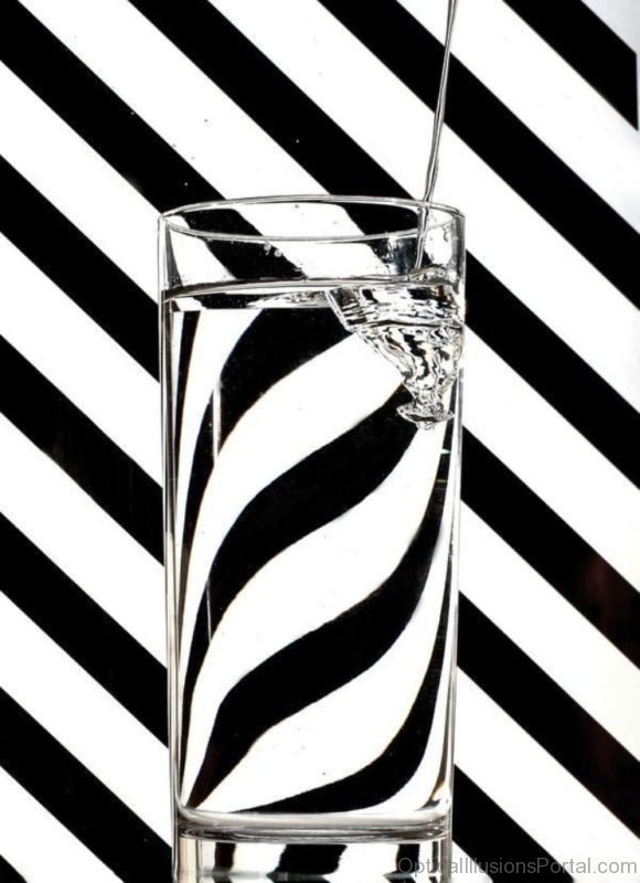 Glass Optical Illusion