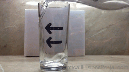 Glass Optical Illusion
