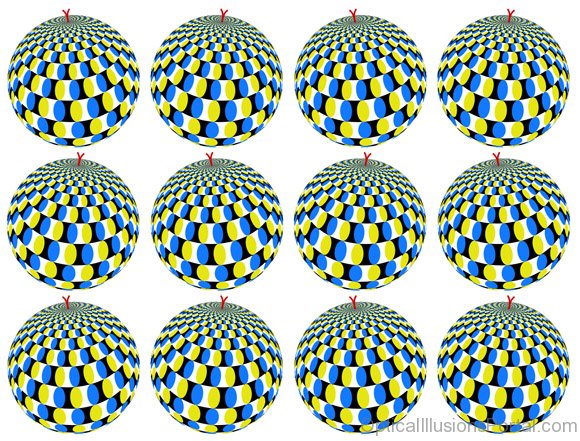 Globe Optical Illusion