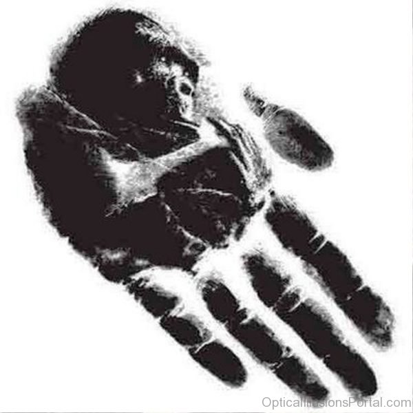 Hand Print Illusion