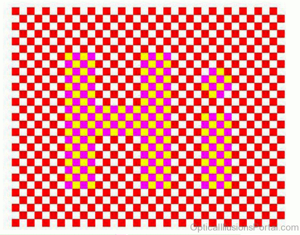 Hi In Square Illusion