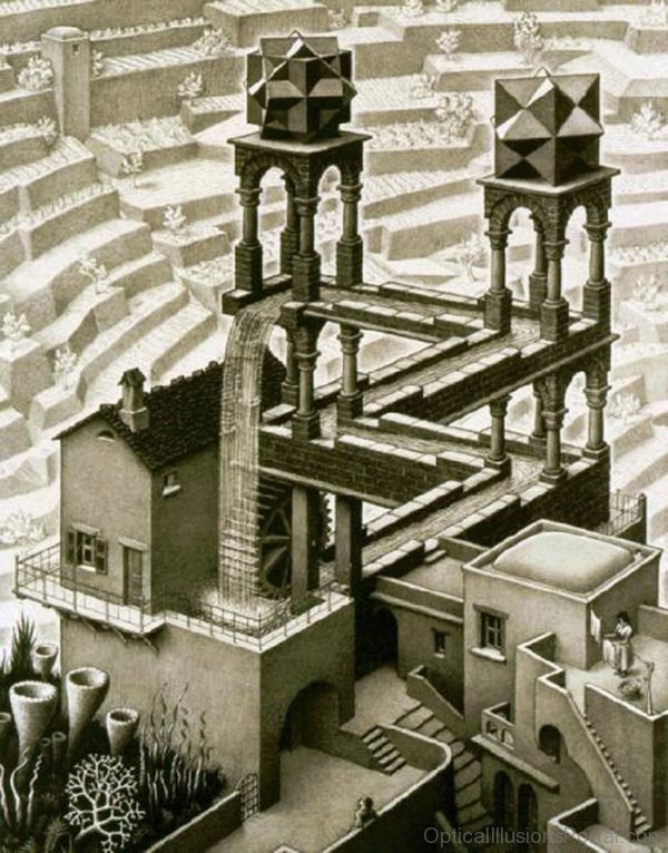 Hilarious Escher Style Illusion