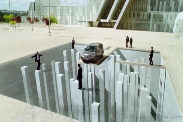 Honda Advertisement Illusion