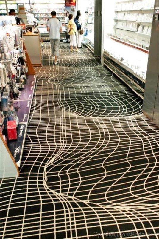 Illusion Carpet In The Game Store