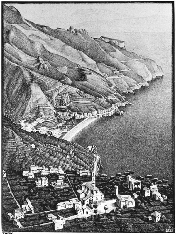 M C Escher Ravello And The Coast Of Amalfi