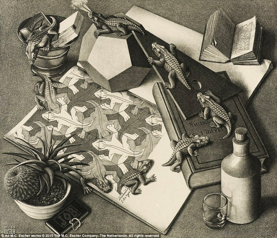 Resultado de imagen de optical illusion escher