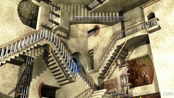 MC Eschers Relativity Stairs