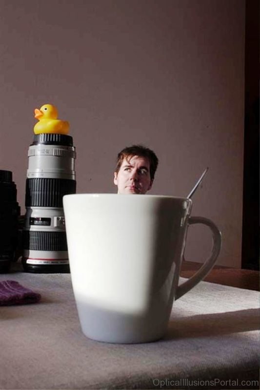 Man In Cup