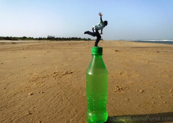 Man On Bottle