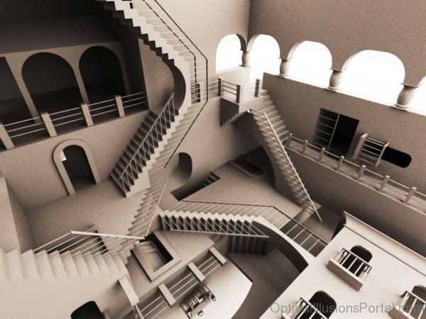 Mc escher Optical Illusions And Geometry