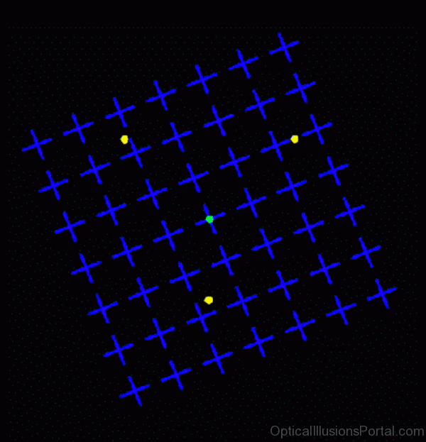 Motion Induced Blindness Effect