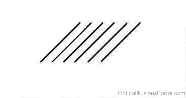 New Optical Illusion – Straight or Crooked