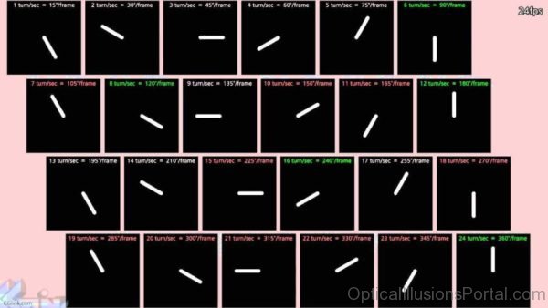 Optical Illusion Afterimage Rotation