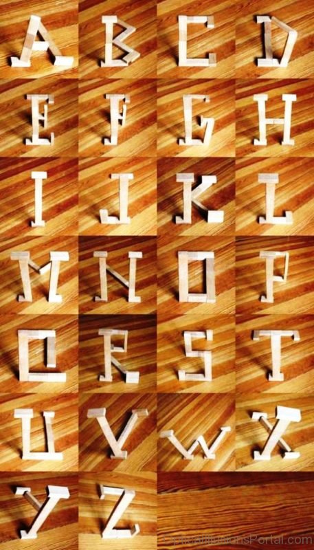 Optical Illusion Alphabet