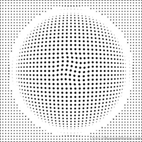 Optical Illusion Circle Digital Art