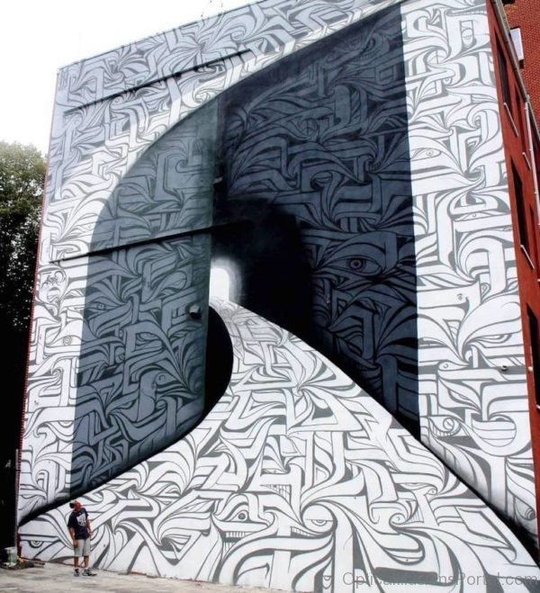 Optical Illusion Murals Astro