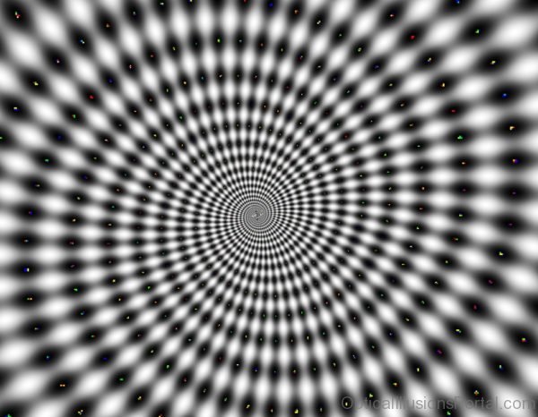 Optical Illusion Spiral